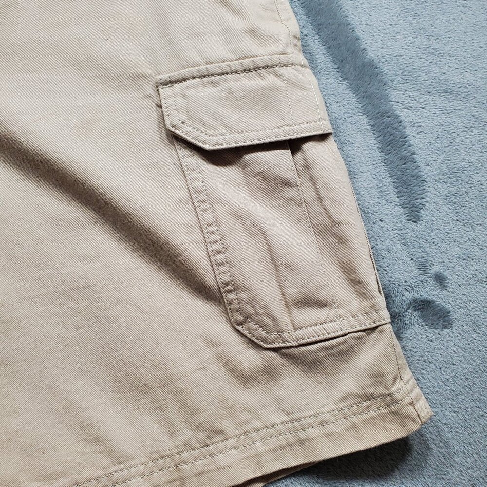 Columbia Omni-Shade Sun Protection Chino Shorts Khaki Cargo 6 Pockets Men Sz 32 - Picture 9 of 13